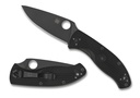 Couteau Spyderco Tenacious Lightweight Black Blade