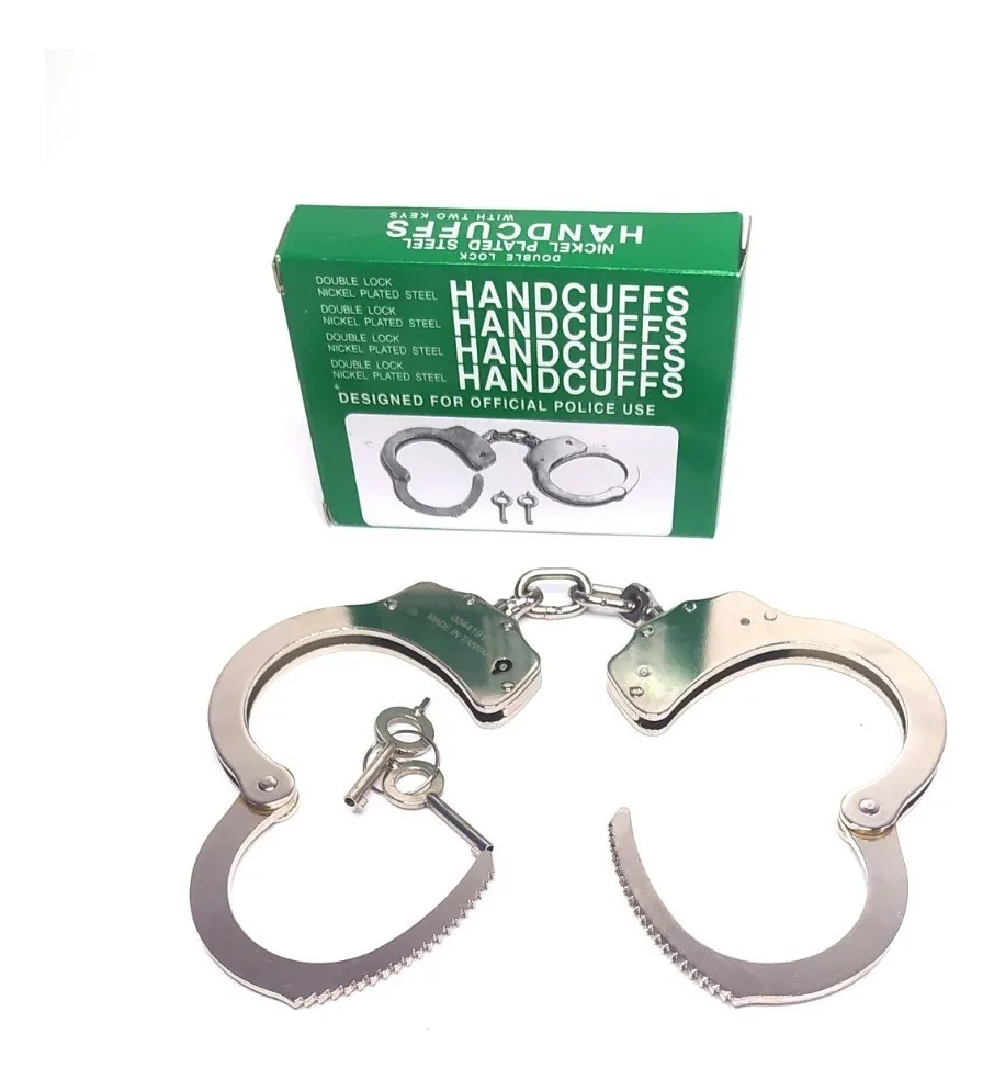 Menottes Nickel  2 clefs