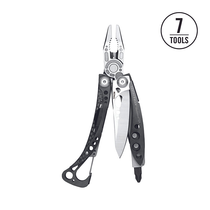 SKELETOOL® CX Schwarz - Pince Multifonctions 7 outils