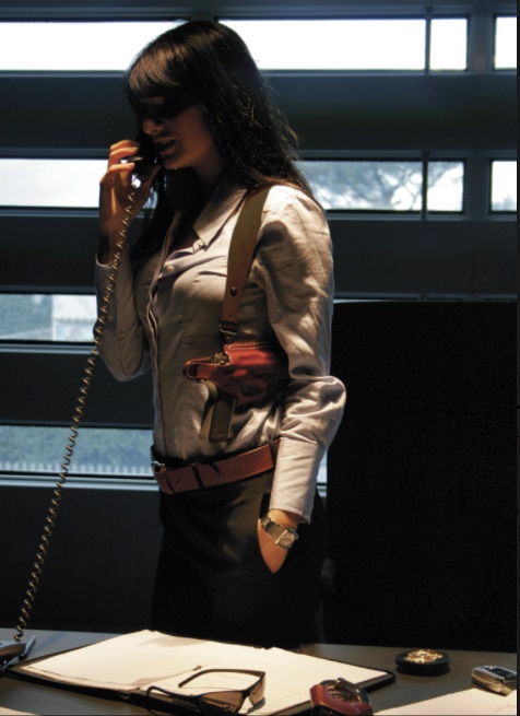 Holster d'épaule cuir pour Glock 17/22/19/23