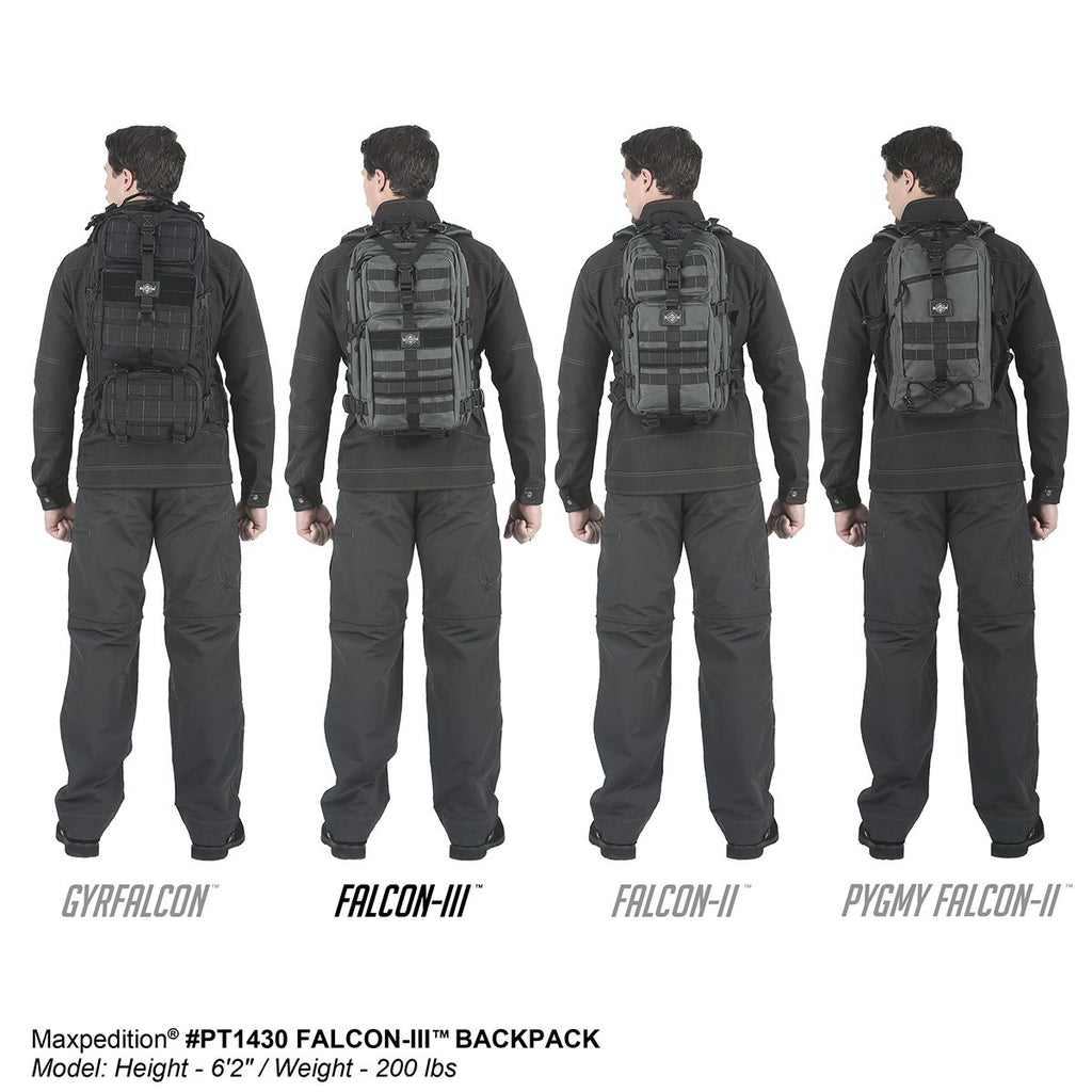 Falcon-III Backpack Noir