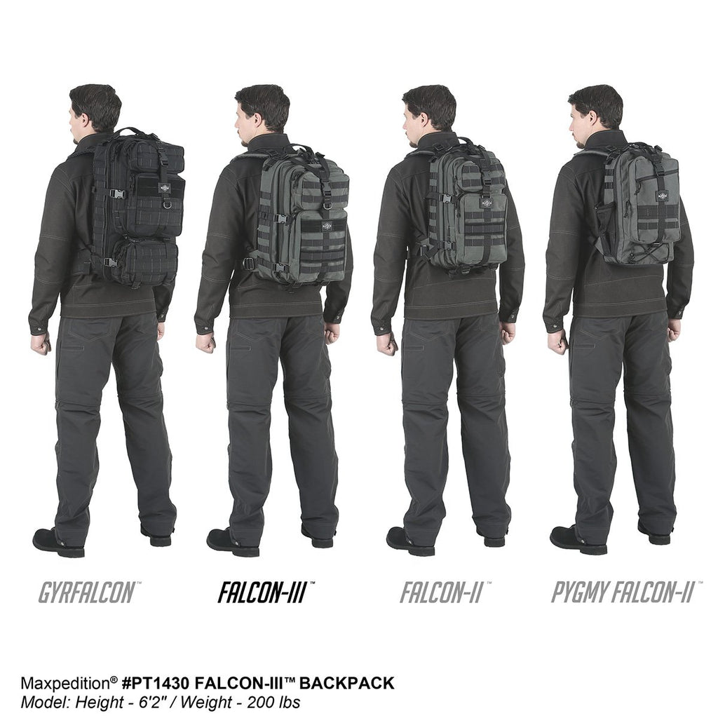 Falcon-III Backpack Noir