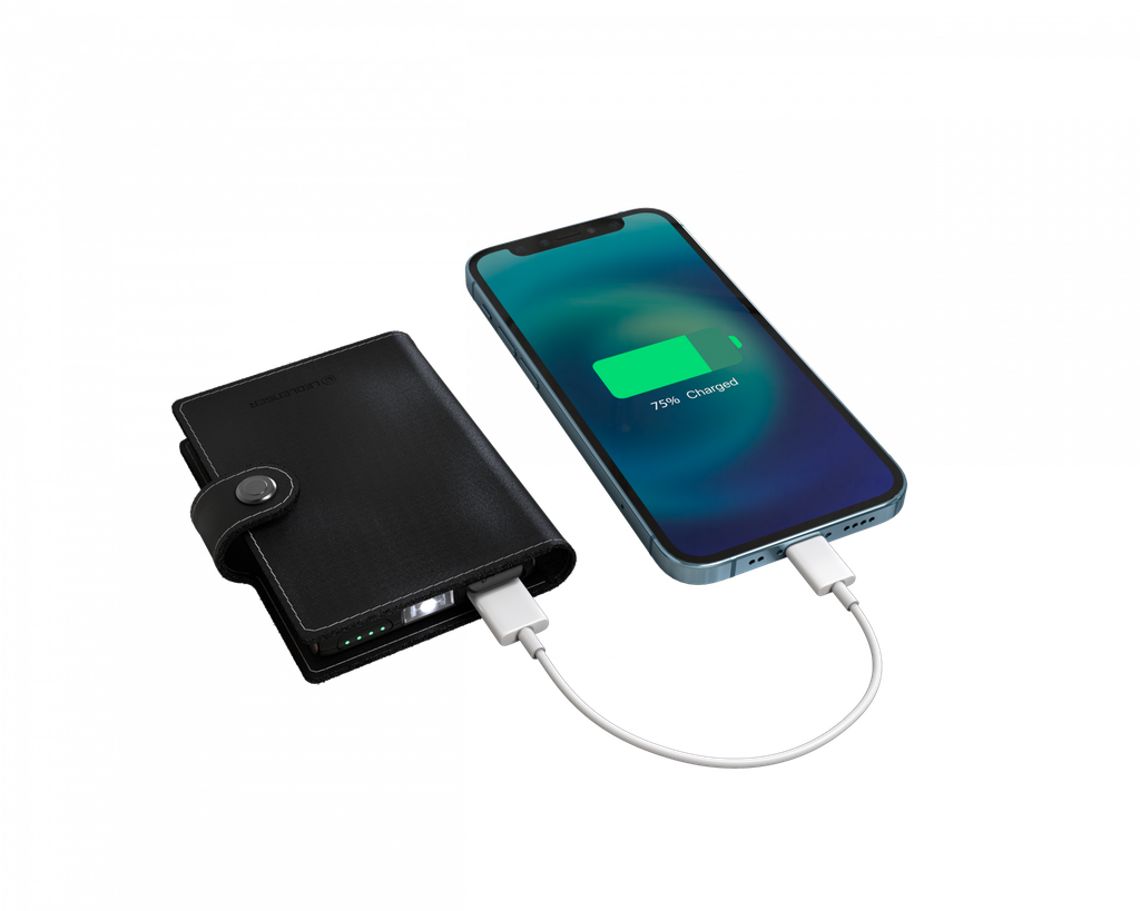Porte-cartes PowerBank avec Led Lite Wallet Plus