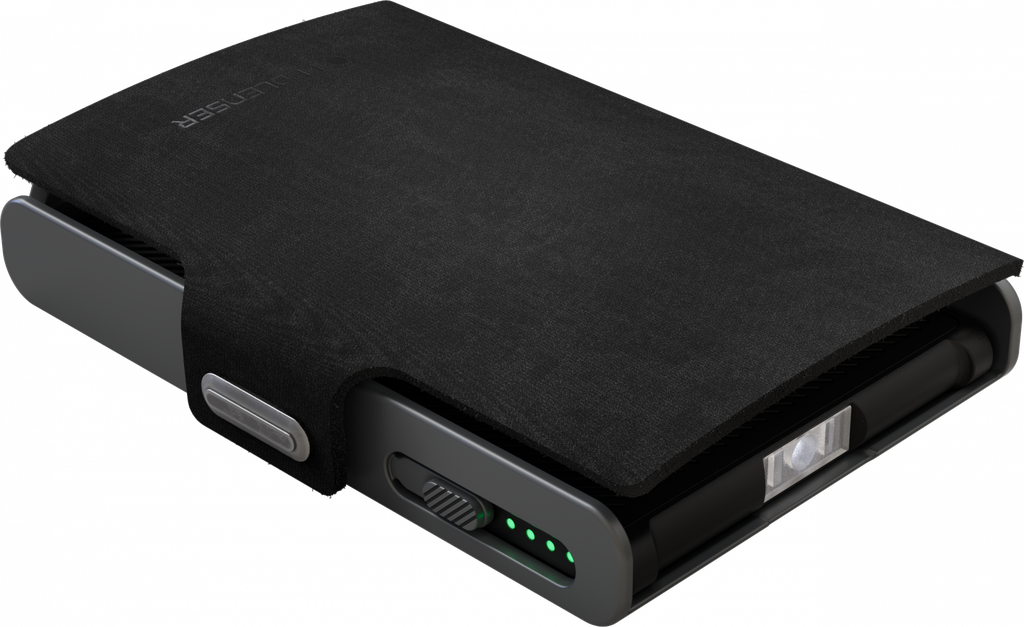 Porte-cartes avec Led, rechargeable