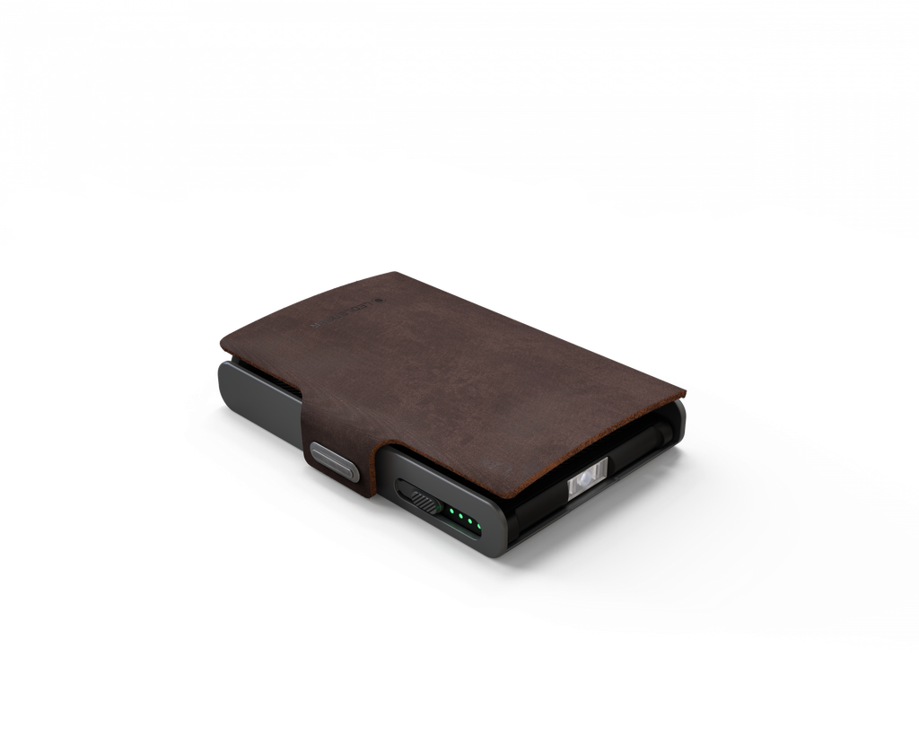 Porte-cartes avec Led, rechargeable