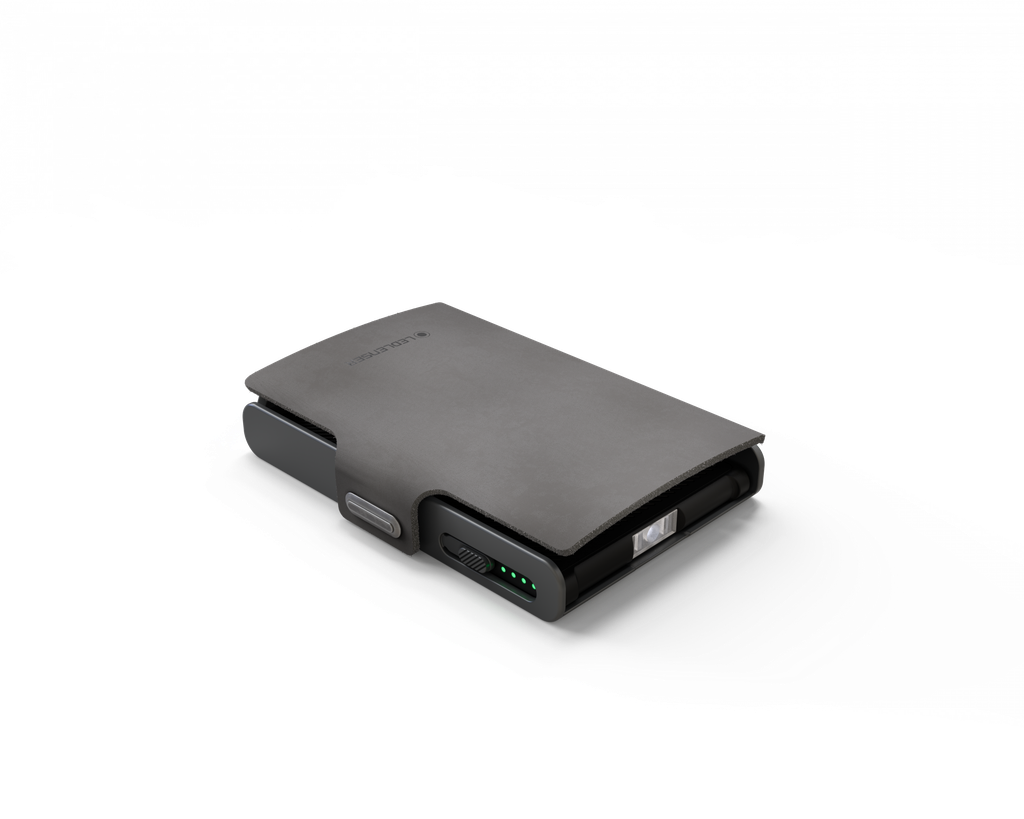 Porte-cartes avec Led, rechargeable