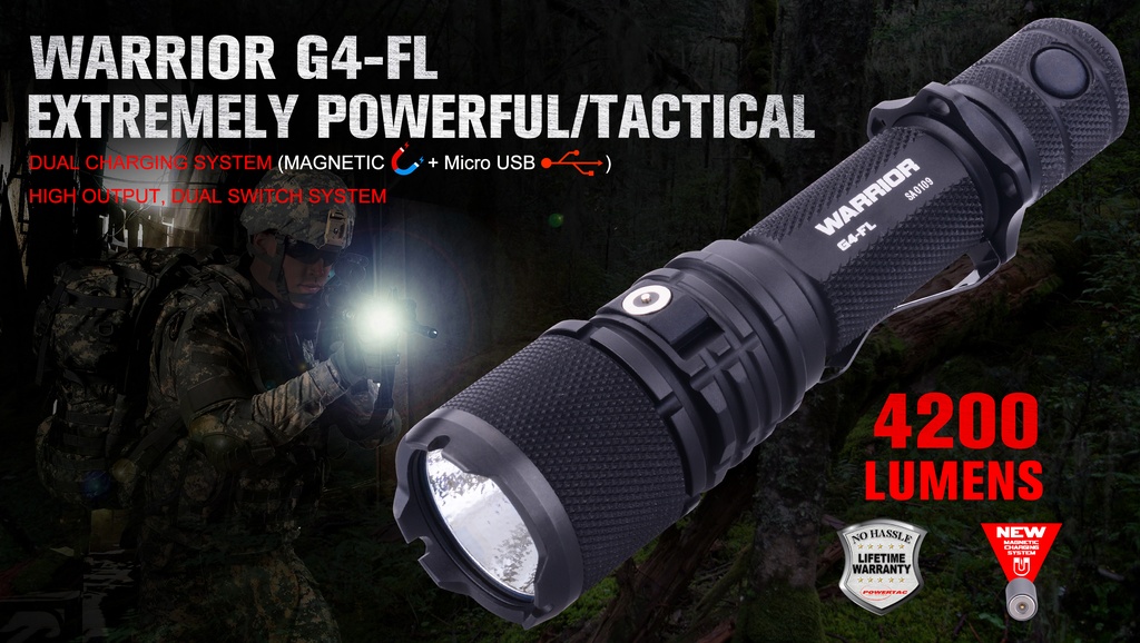 Lampe Power Tac Warrior-G4FL