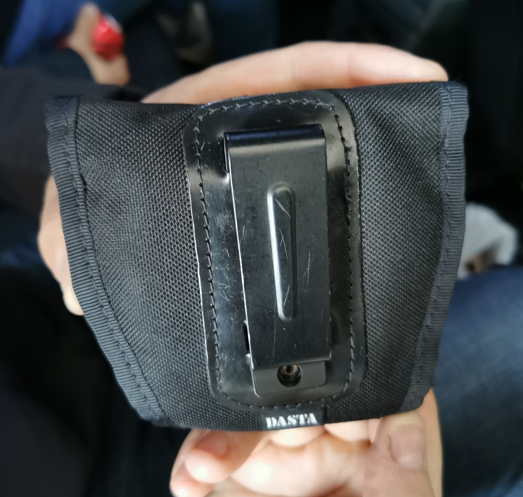 Etui Menottes 2 compartiments avec Clip ceinture