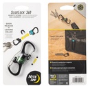NI Double mousqueton a verrouillage magnetique SlideLock 360 ° - MSBL
