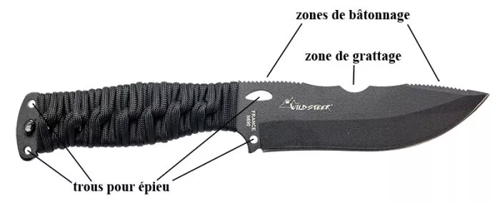 Couteau Wildsteer Adventurer orange