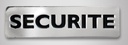 Badge métal SECURITE aimanté