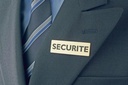 Badge métal SECURITE aimanté