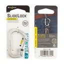 Mousqueton Acier inoxydable Carabiner Verrou  Slidelock - Nite IzeNI Slidelock  Carabiner  Acier inoxydable #2 - Noir - CSL2-01-R6