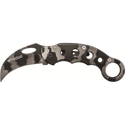 Couteau S&W CUTTIN HORSE CAMO FINGERGRIP K