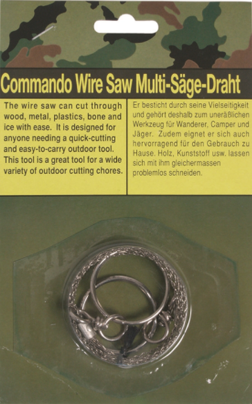 Scie commando legere avec anneaux Mil-Tec