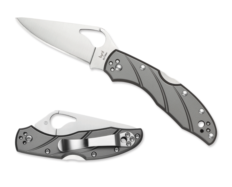 Couteau Spyderco Byrd Meadowlark 2 titanium 01SP1004T