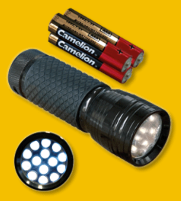 Lampe de poche 14 led