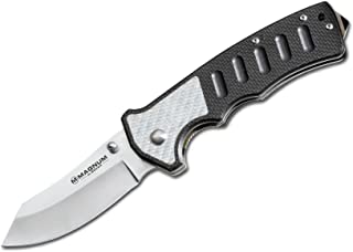 Couteau Magnum by Böker silver/black carbon 01LG305