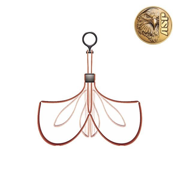 Menottes jetables Entrainement ASP Trifold - lot de 6 - Rouges