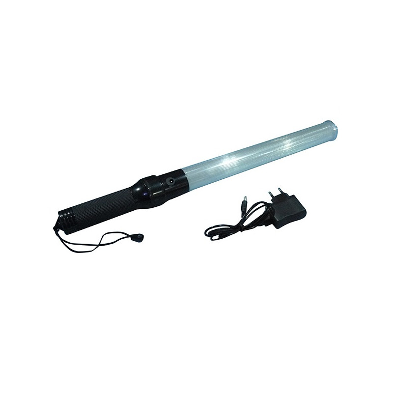 Baton Lumineux Rechargeable Blanc 54 cm