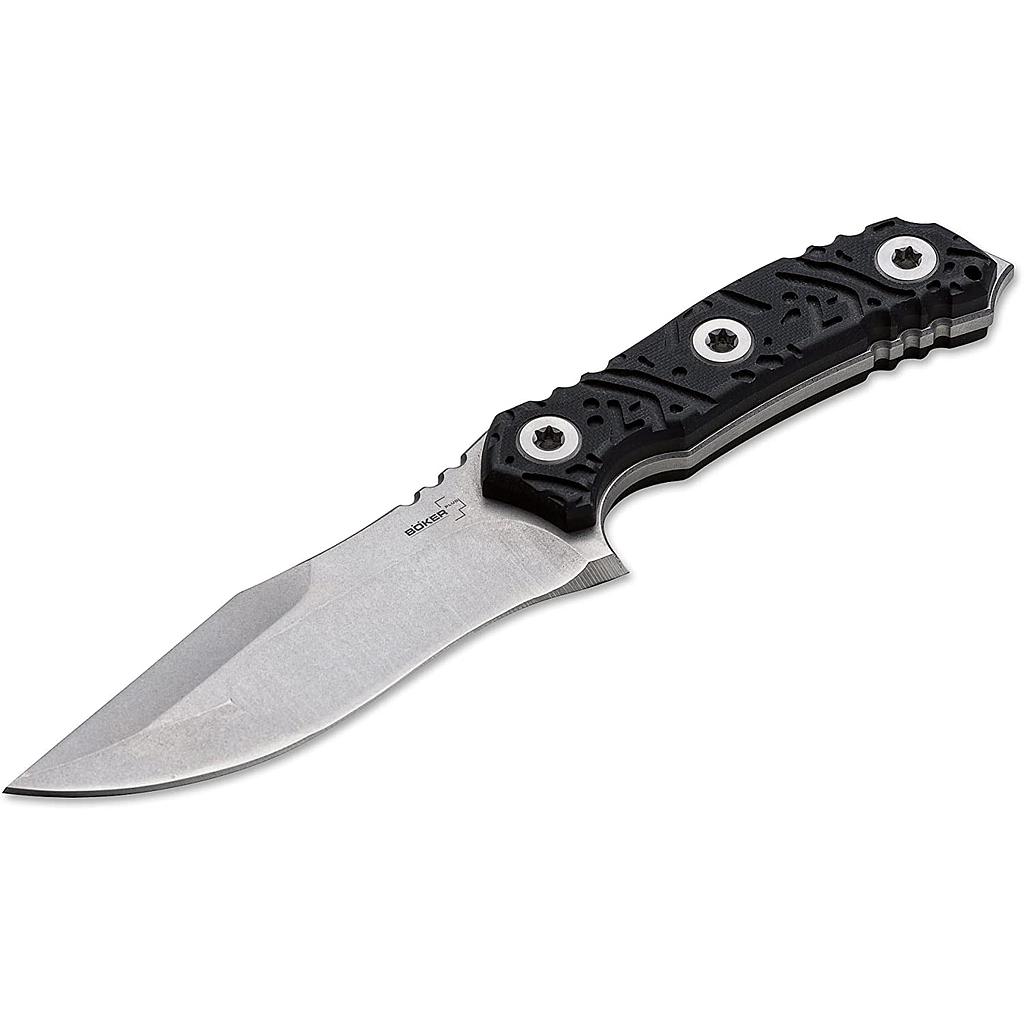 BoKER PLUS Messer M13 Couteau Mixte, Argent/Noir, 23.7 cm
