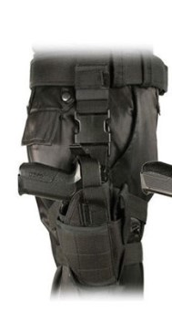 Holster de Cuisse avec plateforme Noir