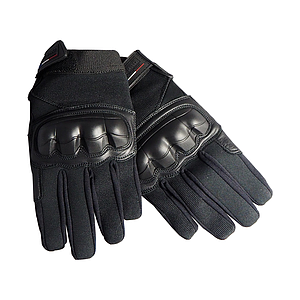 Gants Mitaine En Cuir - Miltec - Noir