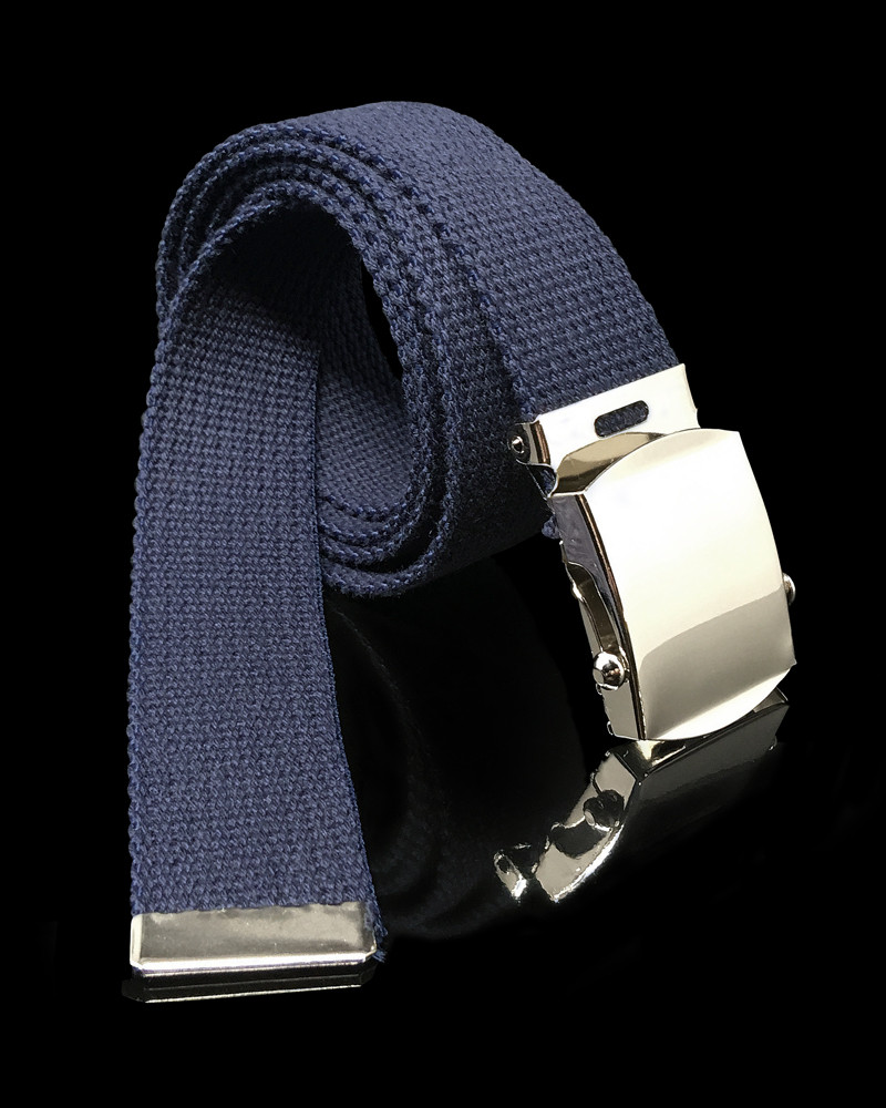 Ceinture tressée marine