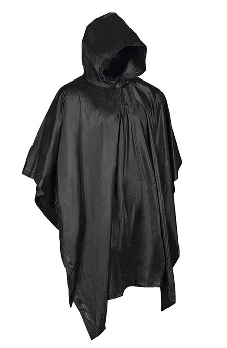 Poncho couleur noire