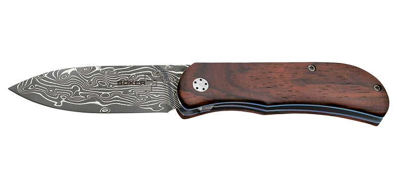 Couteau Böker plus Exskelibur II cocobolo Damas