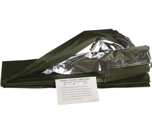 Couverture de survie VA/Argent Mil-Tec