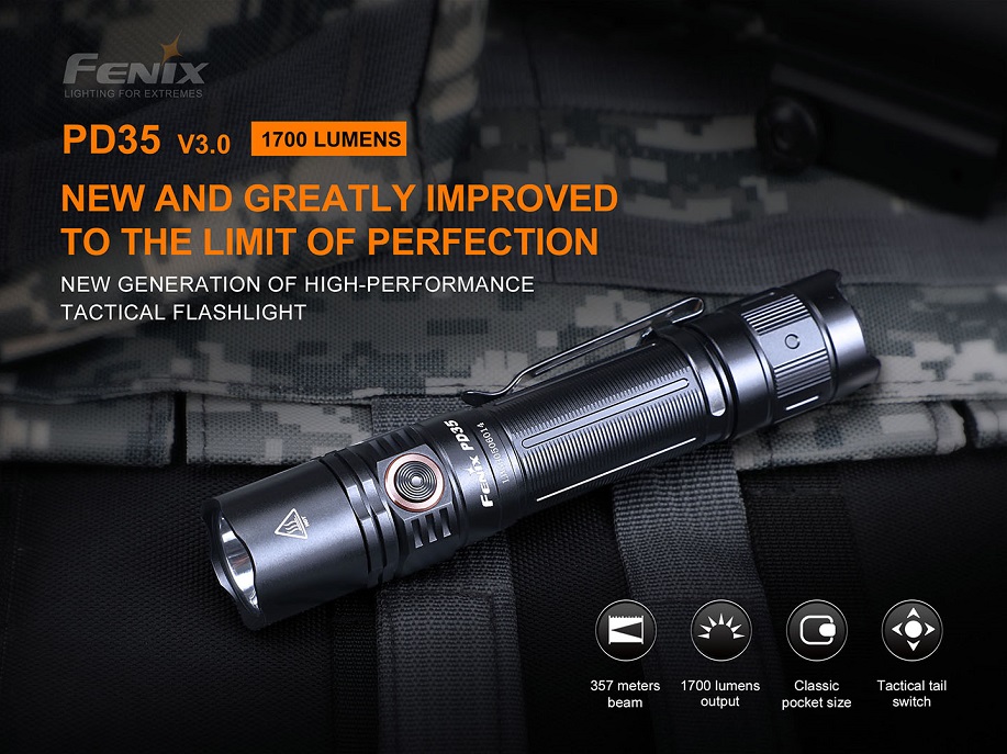 Lampe Fenix PD35 V3.0 1700lm