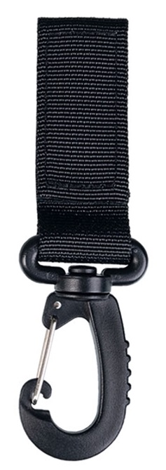 Mousqueton noir 70 mm MilTec