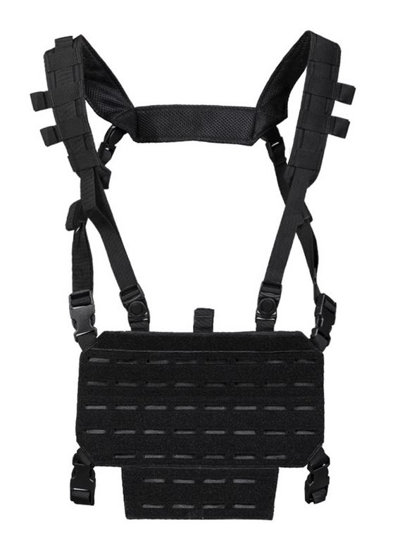 Chest Rig. harnais de poitrine molle noir Mil-Tec