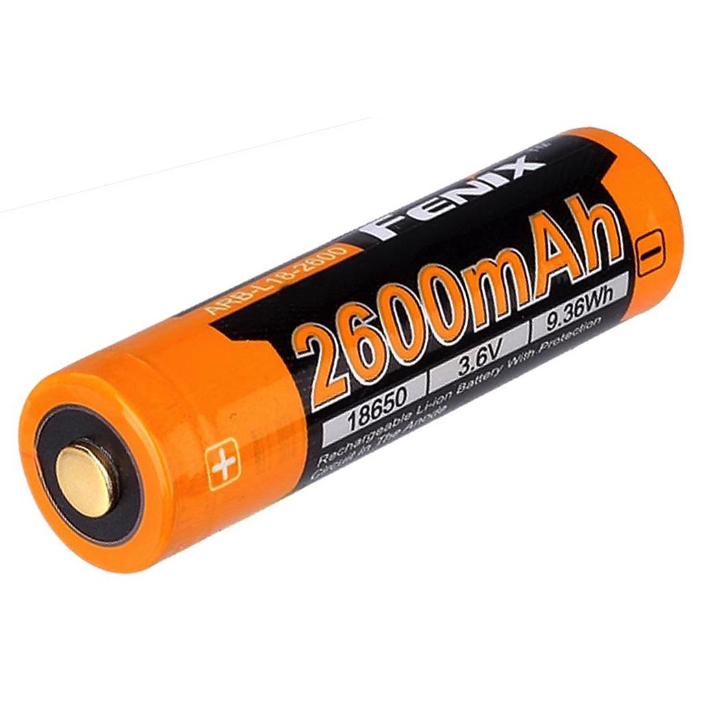 Batterie rechargeable Fenix ARB-L18-2600 - Accu 18650