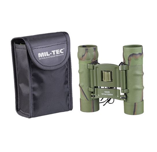 Jumelles pliables 10 x25 GenII Mil-Tec Cam