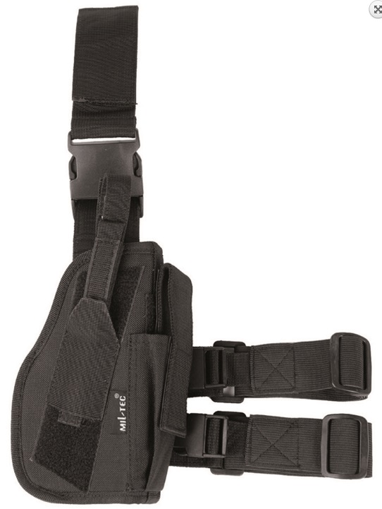Holster de cuisse universel droitier noir Mil-Tec