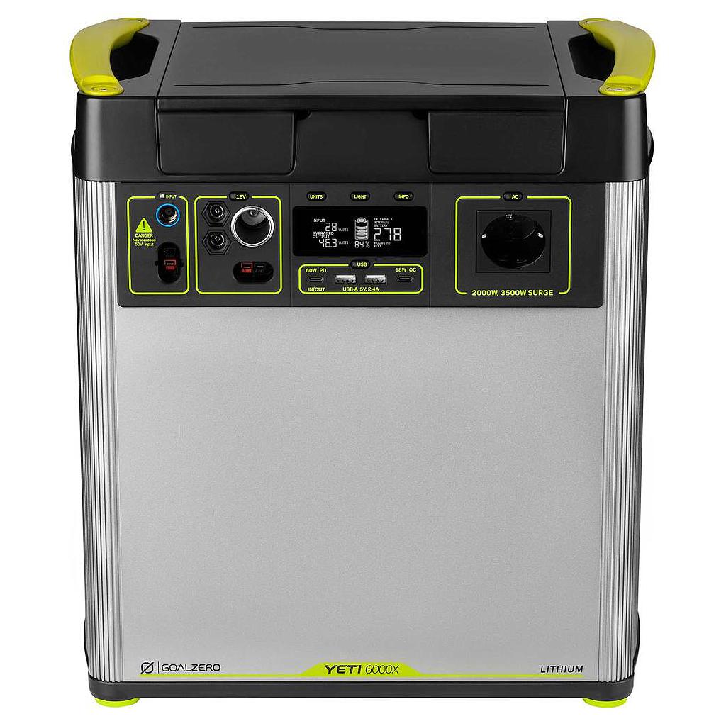 Goal Zero - BATTERIE - CENTRALE LITHIUM PORTABLE YETI 6000X