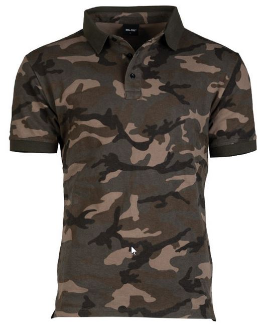 T-SHIRT POLO DÉLAVÉ CO.WOODLAND