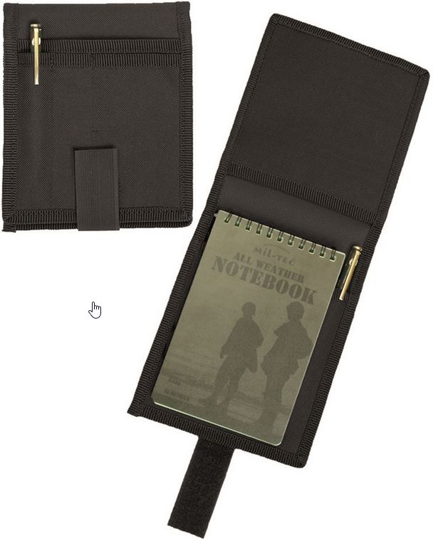 ÉTUI BW DE CARNET NOIR