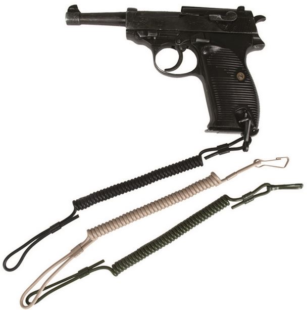 DRAGONNE CÂBLE SPIRALÉ NOIRE