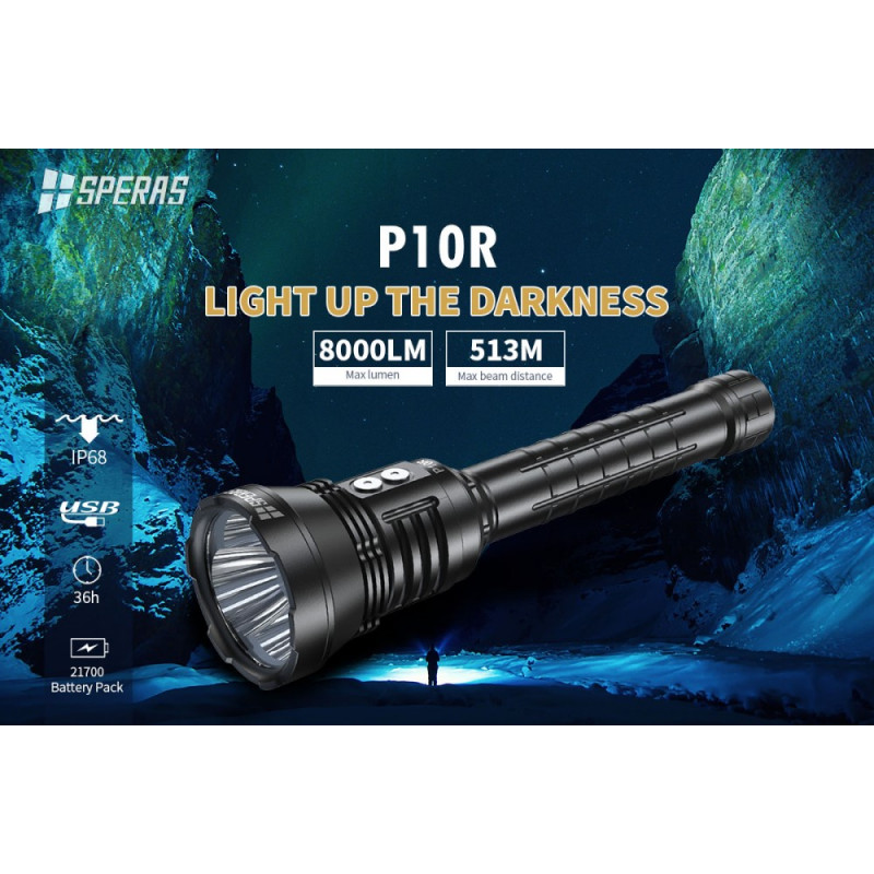 Lampe Speras P10R 8000 Lumens