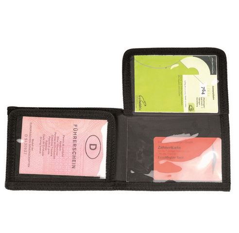 Porte carte d'identité noir