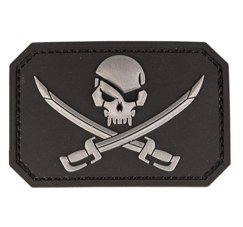 Patch Skull with Sword Mil-Tec
