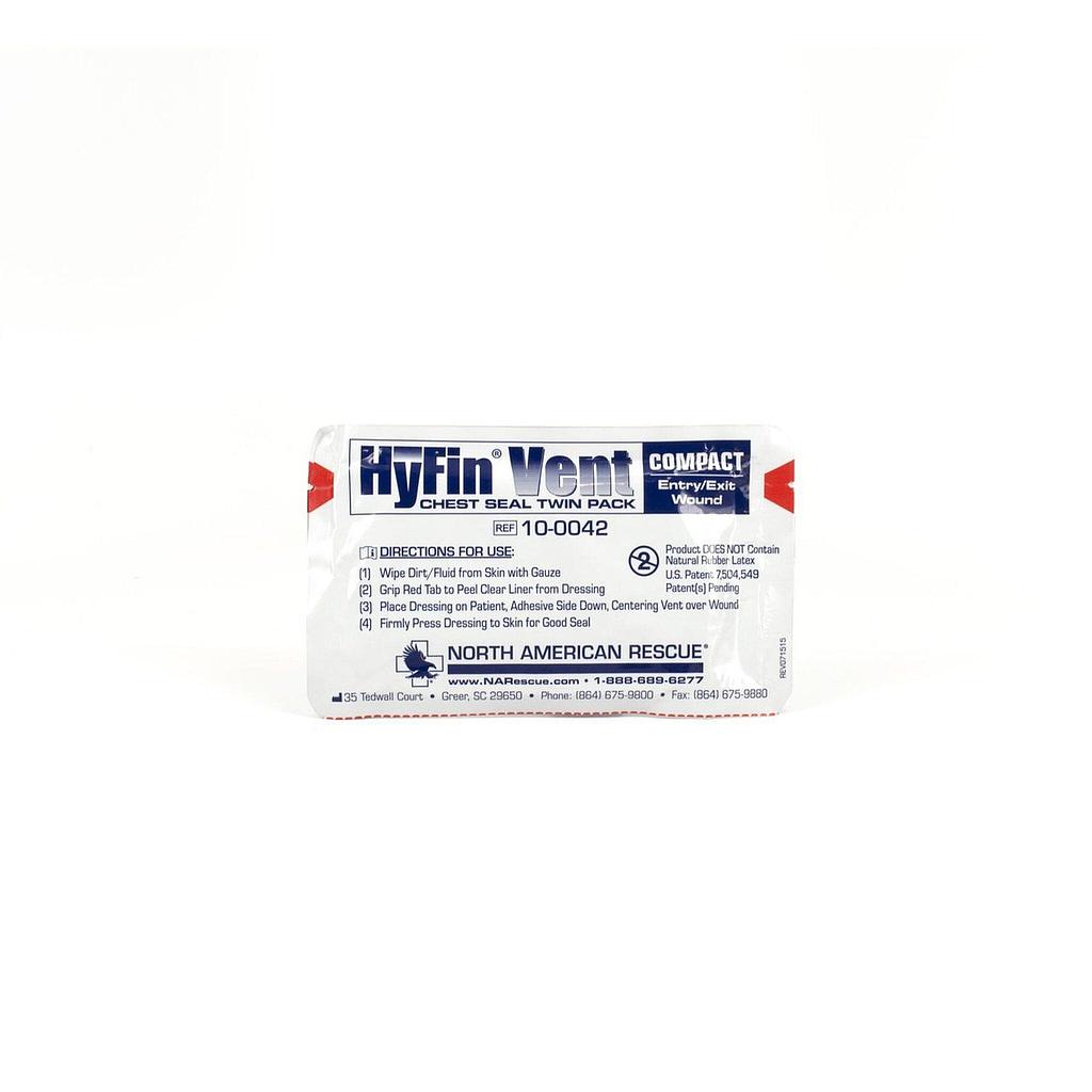 HyFin Vent Compact Chest Seal - Twin Pack