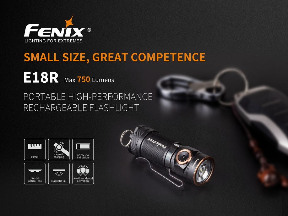 Lampe Fenix E18R v 2.0
