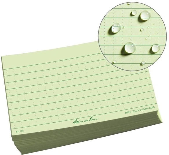 Fiches 3"*5"