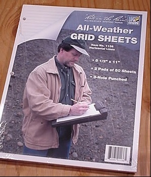 Feuille 8*1/2"*11" waterproof - 100 pages - 1136