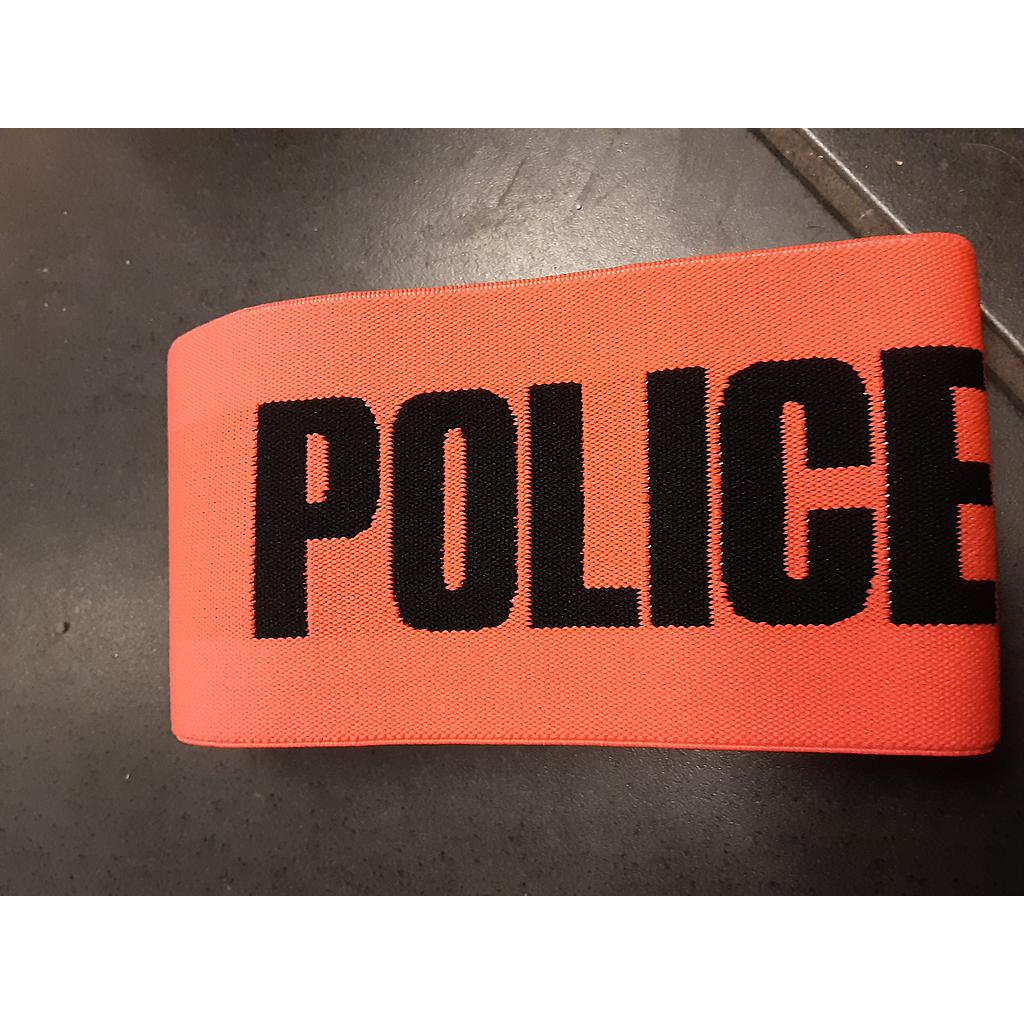BRASSARD POLICE ORANGE