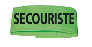 Brassard Vert Secouriste plastique